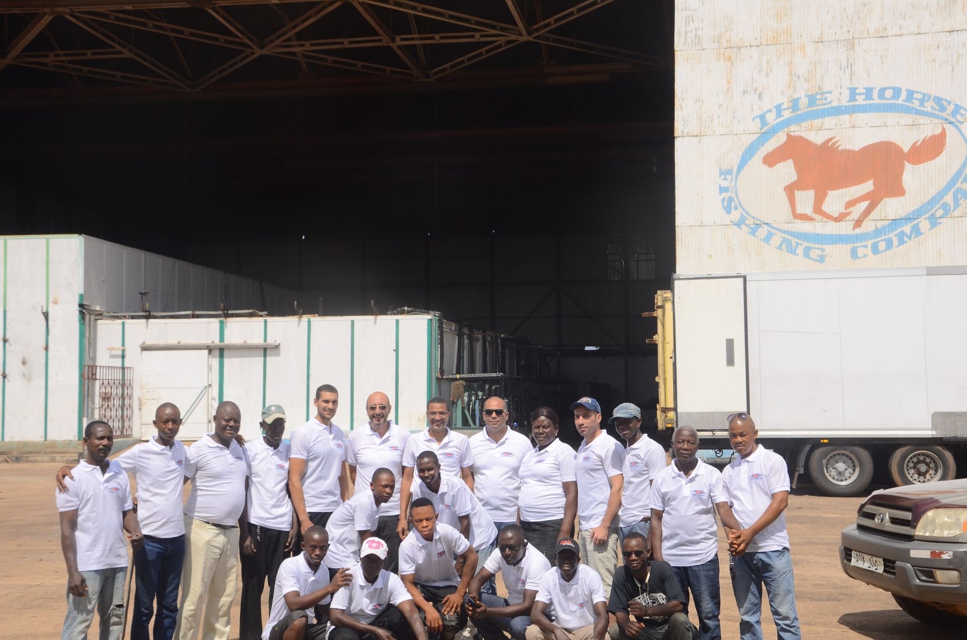 Horse Fishing project team at the facility in Sierra Leone, from NextEra BD’s company profile